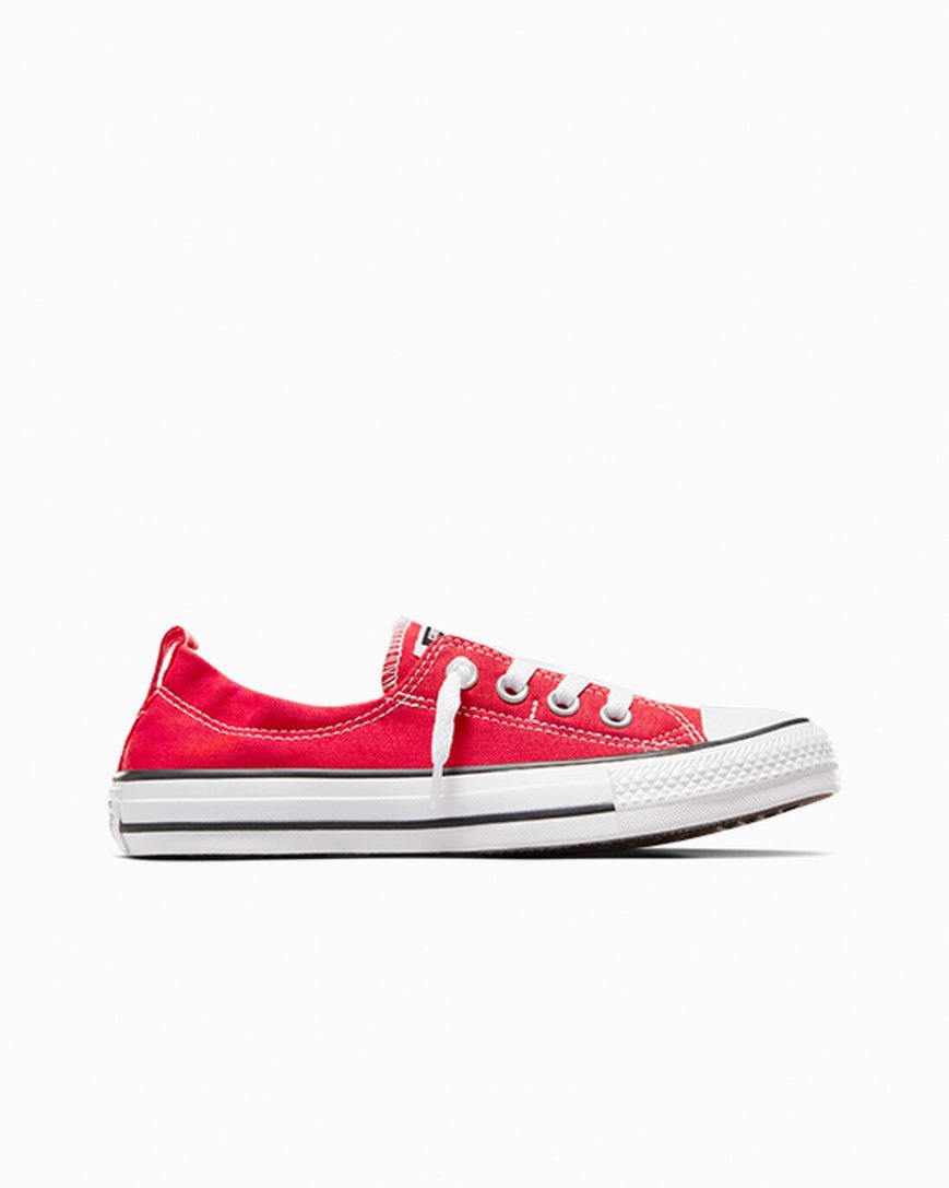 Dámské Boty Slip On Converse Chuck Taylor All Star Shoreline Červené | CZ GY31D96